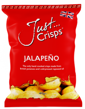 Just Crisps Jalapeno flavour 40g x24 packs