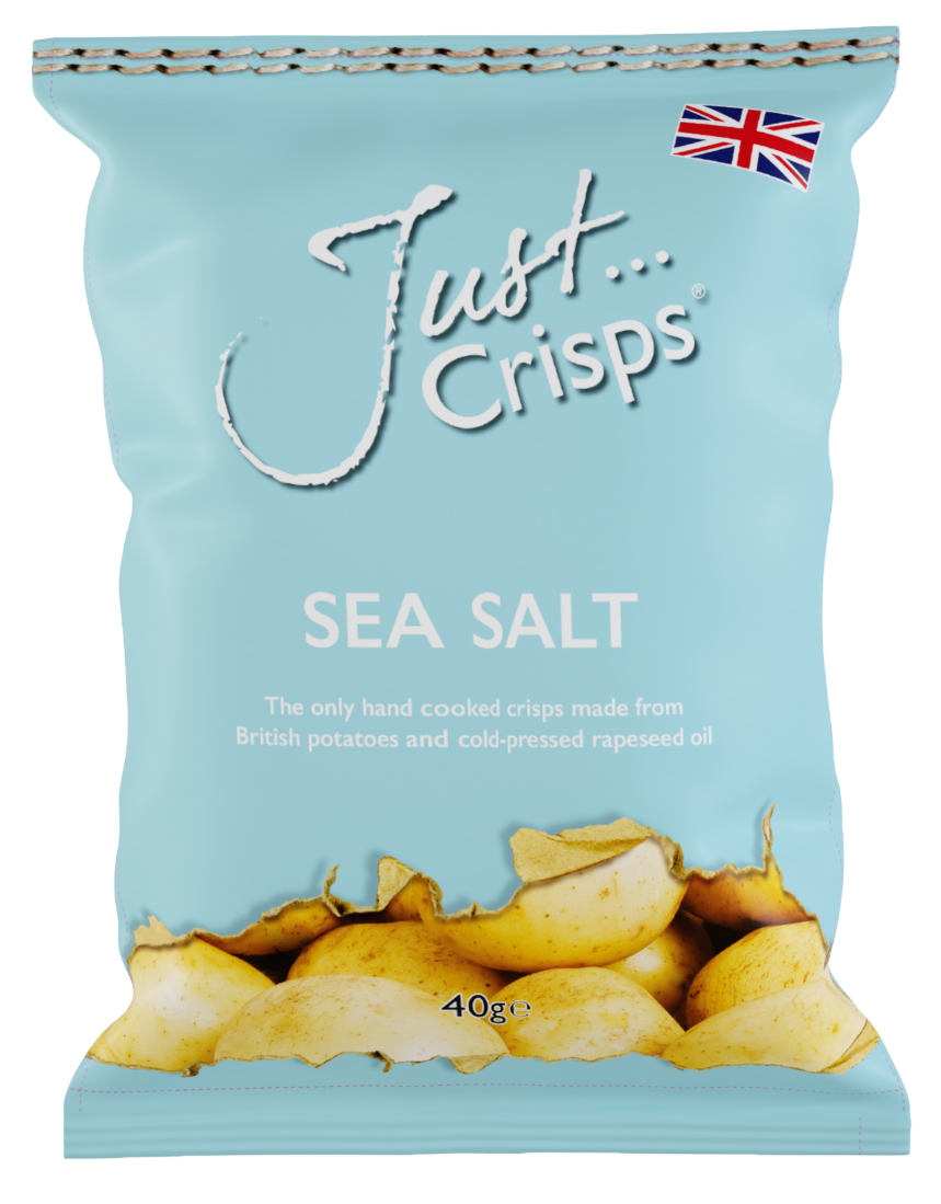 Just Crisps Sea Salt flavour 40g x24 packs