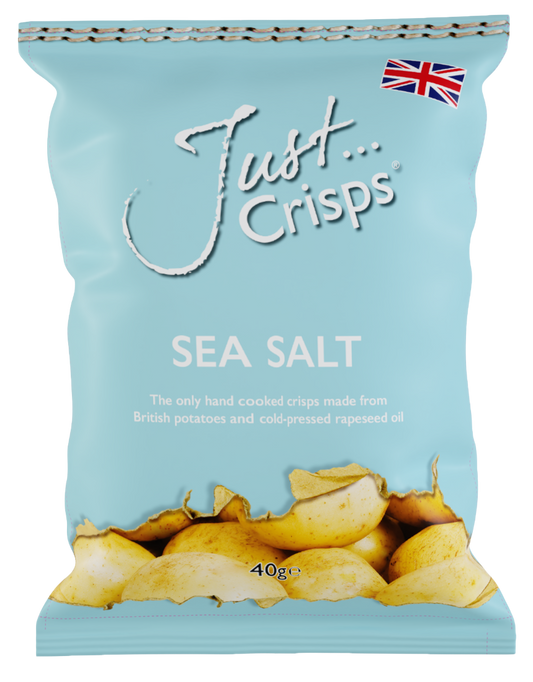 Just Crisps Sea Salt flavour 40g x24 packs