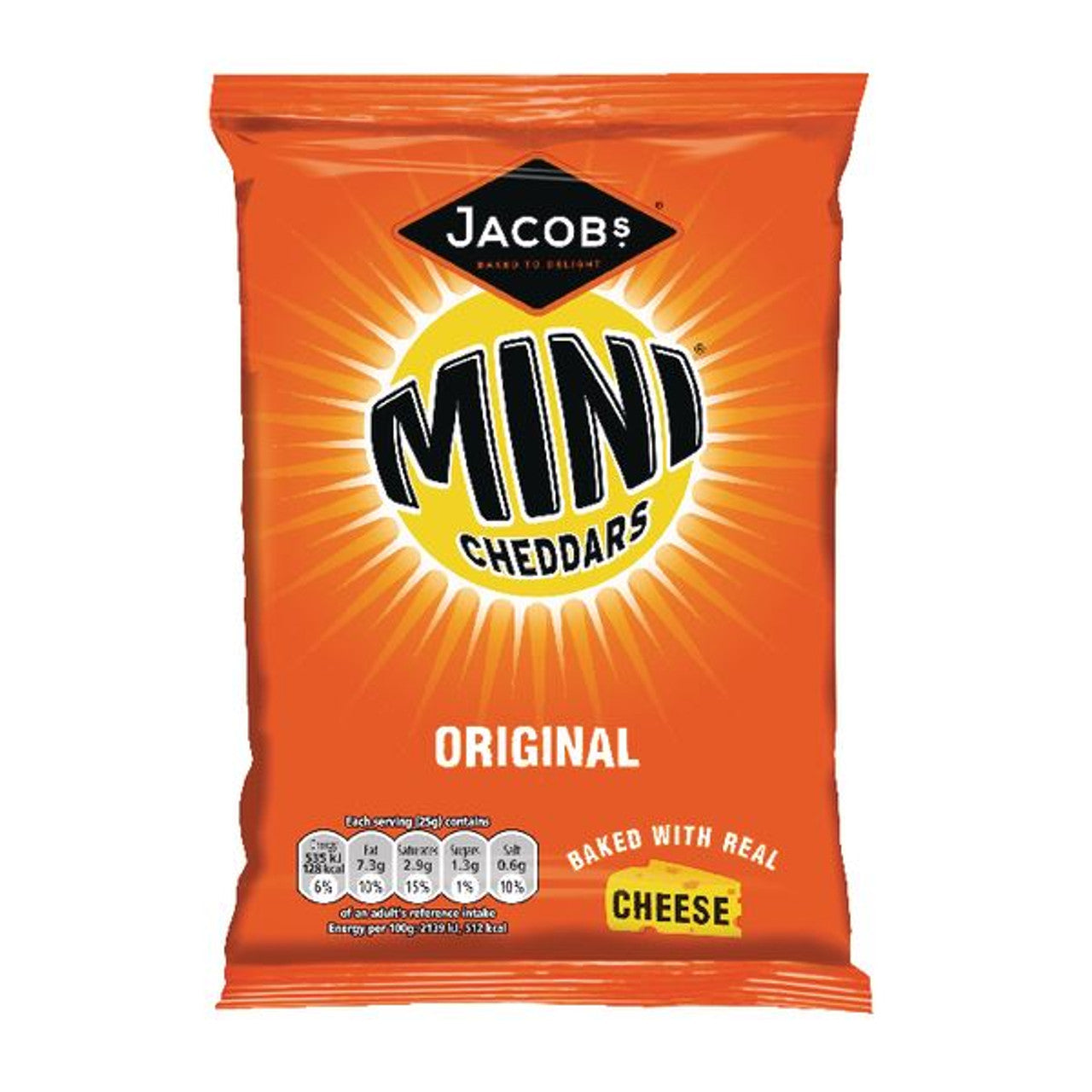 Jacob's Mini Cheddars Original 45g x30 packs